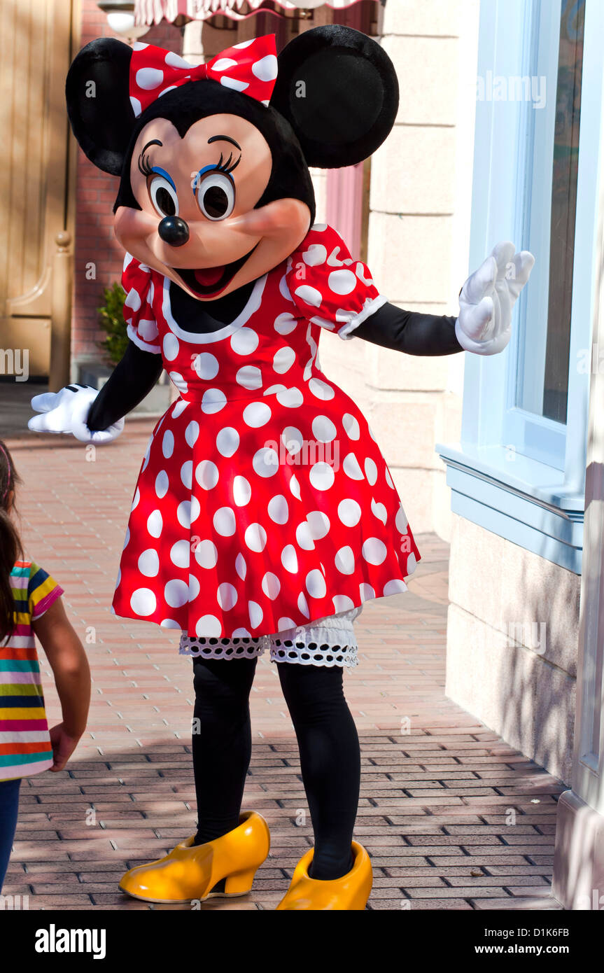 Minnie Mouse, Disneyland Amusement Park, Anaheim, California USA Stock  Photo - Alamy