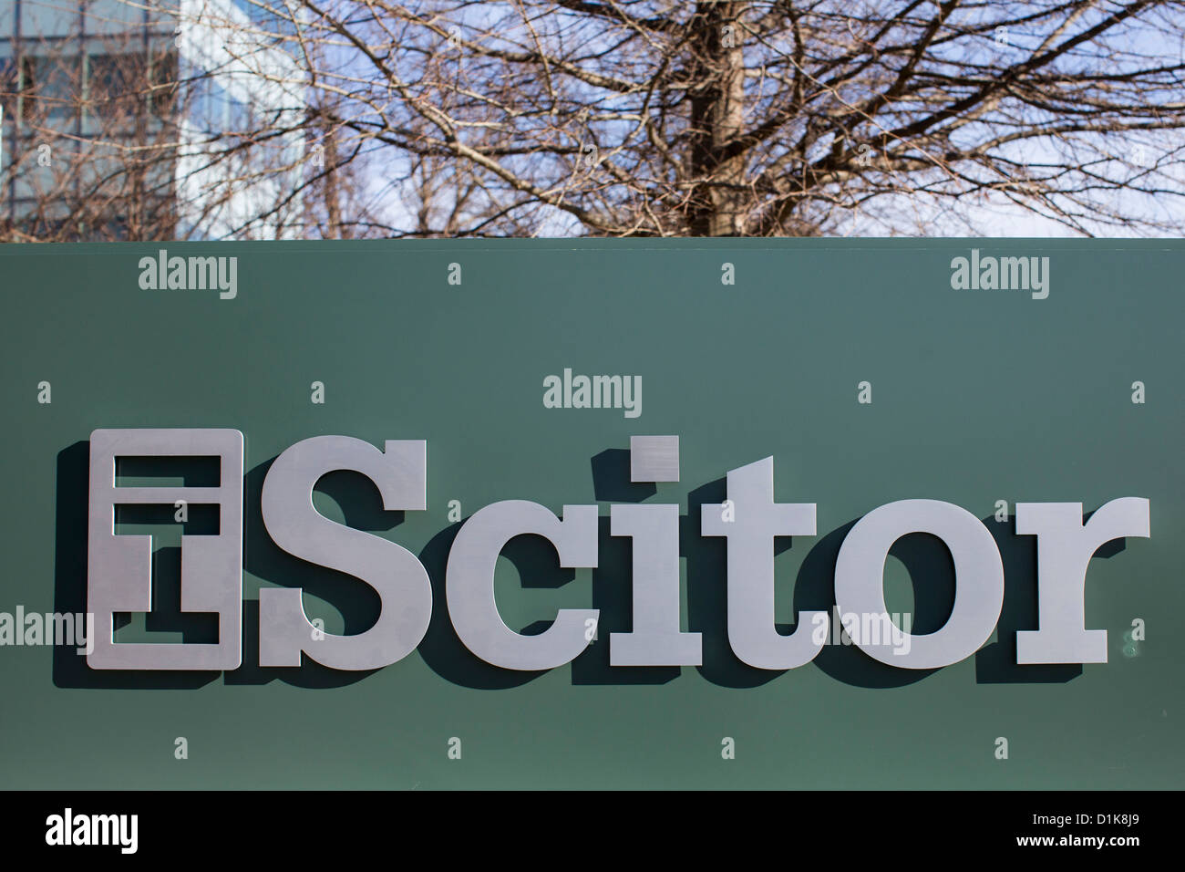 The headquarters of defense contractor Scitor.  Stock Photo