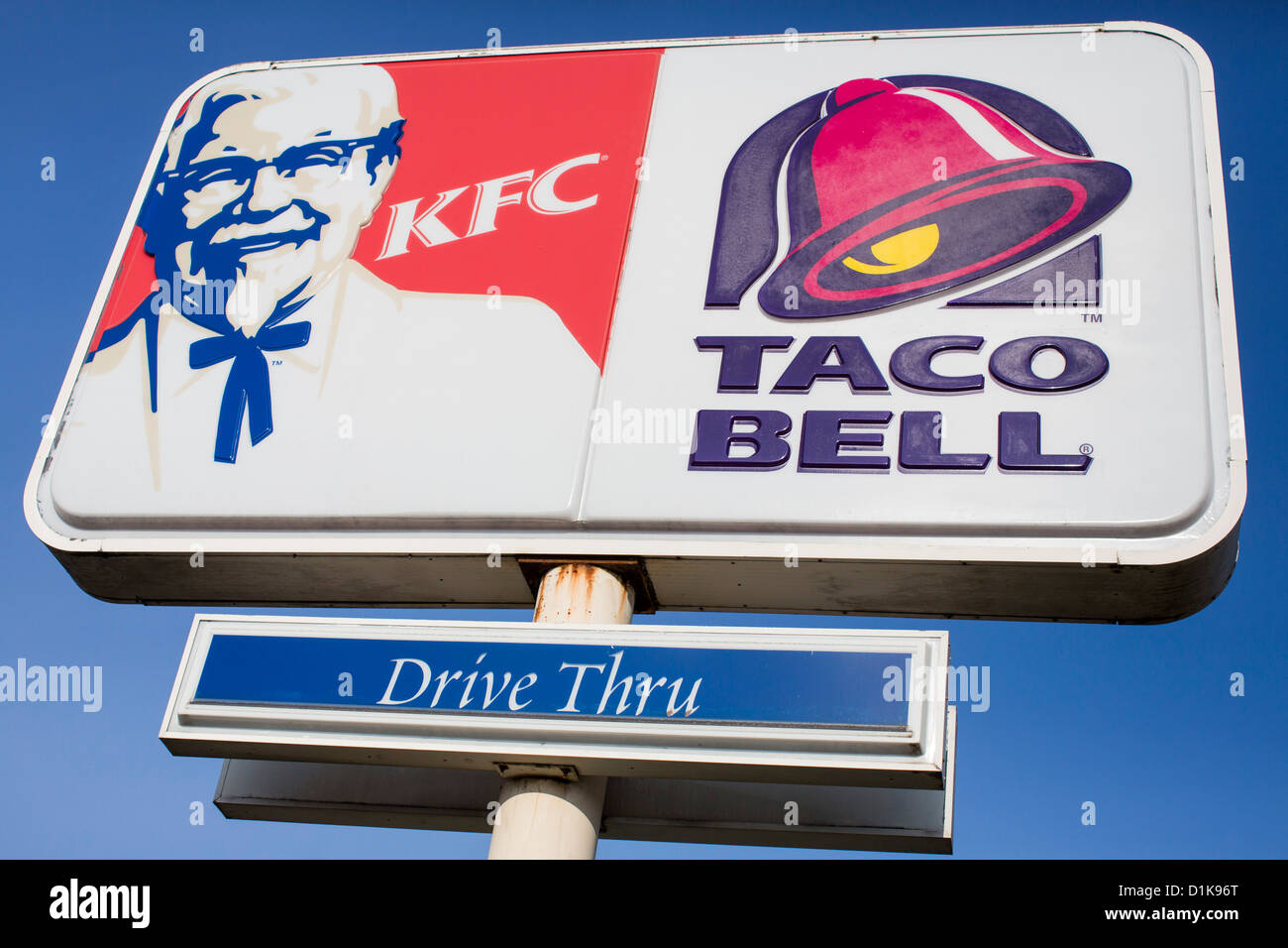 A Taco Bell and Kentucky Fried Chicken (KFC) fast food restaurant Stock Photo Alamy A Taco Bell and Kentucky Fried Chicken (KFC) fast food restaurant Stock Photo Alamy