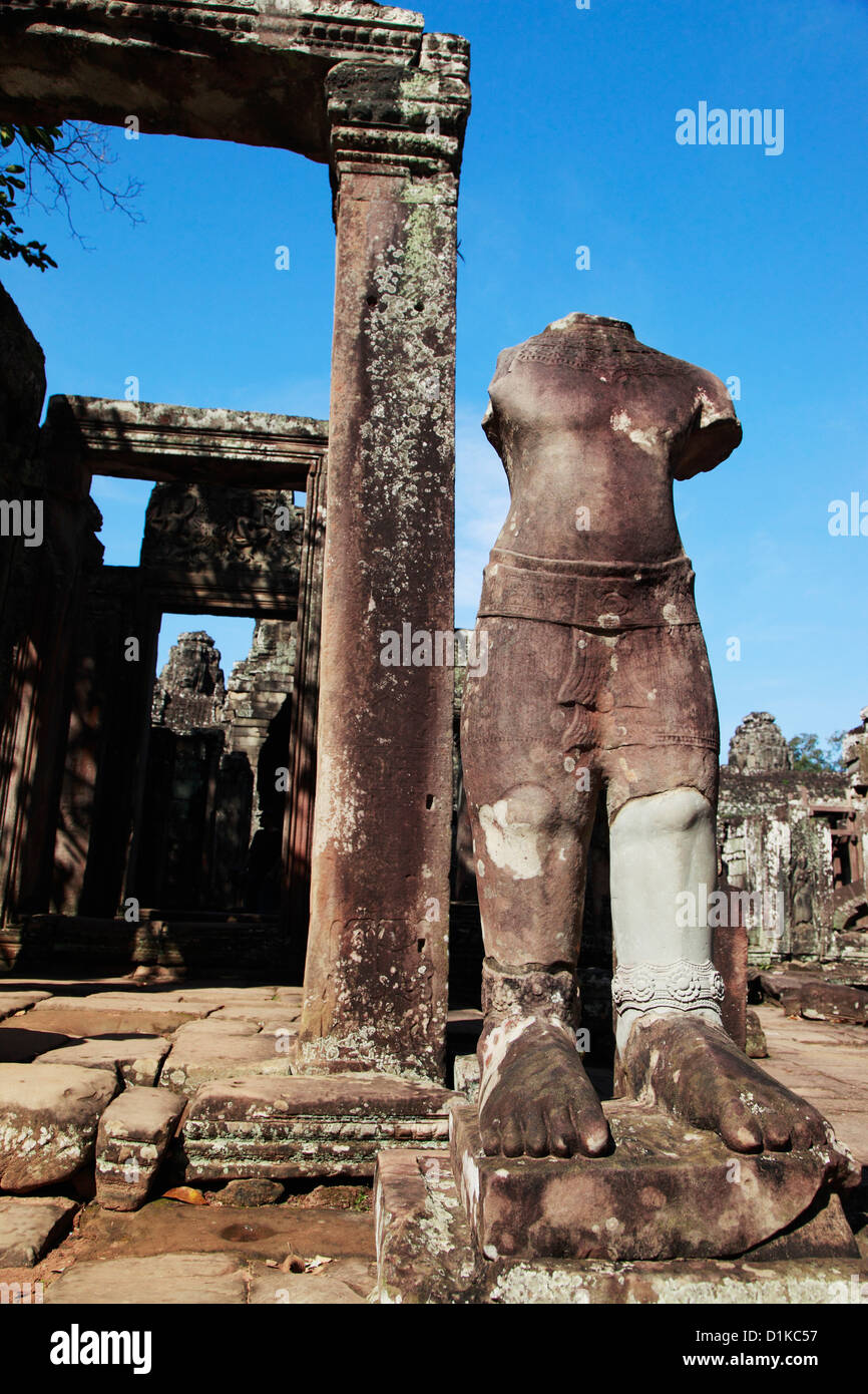 Stone ruins, Angkor Wat, Cambodia Stock Photo