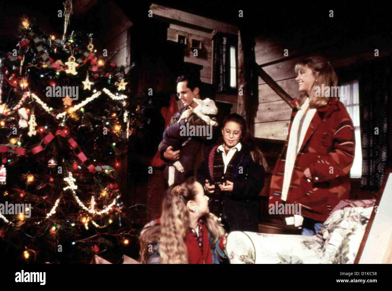 Eingeschneit - Weihnachten Im Schneesturm  Christmas Romance,  v.l.: G.Harrison, St.Sawyer, Chl.Lattanzi, O.Newton-John *** Stock Photo