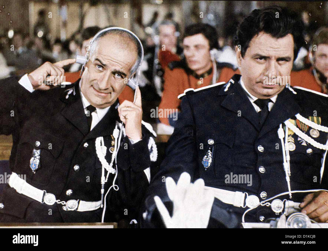 Der Gendarm Vom Broadway   Gendarme A New York, Le   Louis de FunÃƒÂ©s, Michel Galabru (r.) *** Local Caption *** 1966  -- Stock Photo