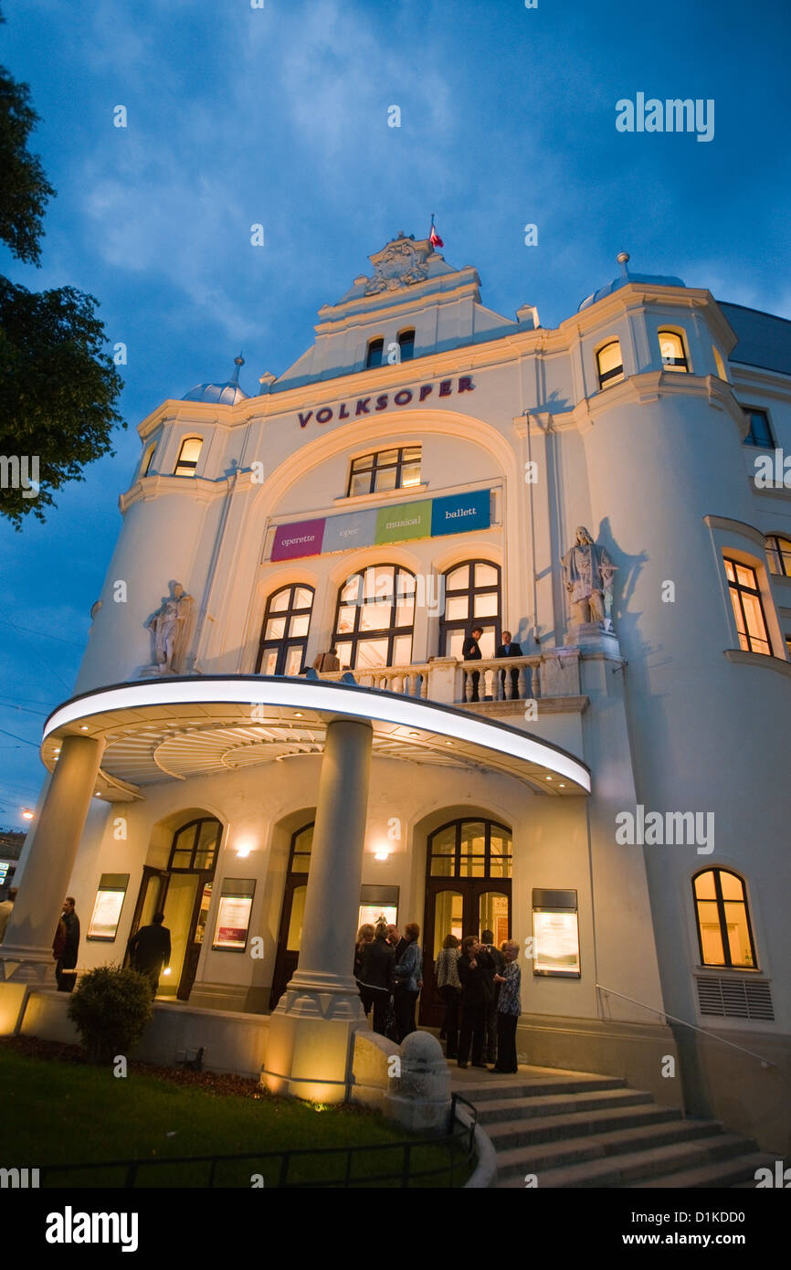 Österrreich, Wien 9, Volksoper, Währinger Straße 78 Stock Photo
