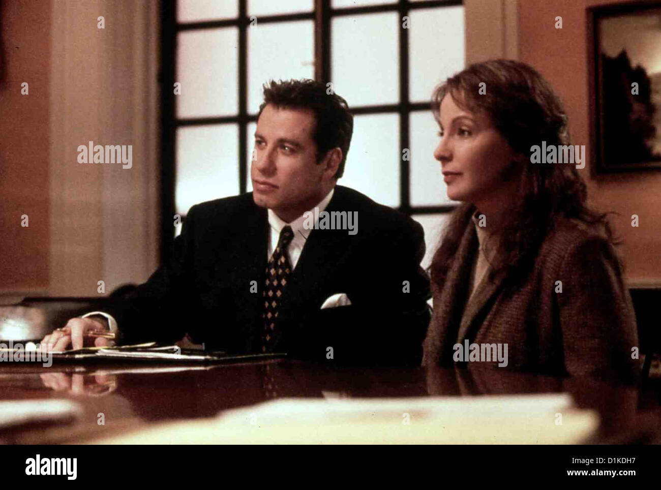 Zivilprozess  Civil Action,  Jan Schlichtmann (John Travolta), Anne Anderson (Kathleen Quinlan) *** Local Caption *** 1998 Stock Photo