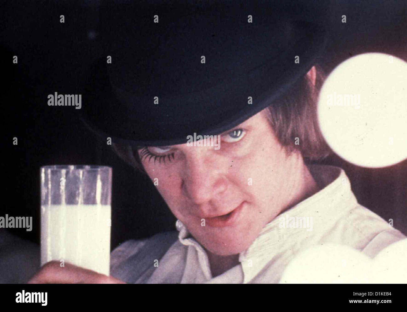 Uhrwerk Orange  Clockwork Orange,  Malcolm McDowell Doch die künstliche Veränderung wirkt nicht lang - Alex (Malcolm McDowell) Stock Photo