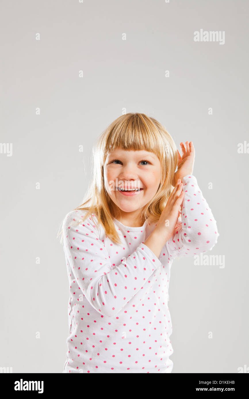 Little Girl Smiling Looking Up little-girl-smiling-looking-up