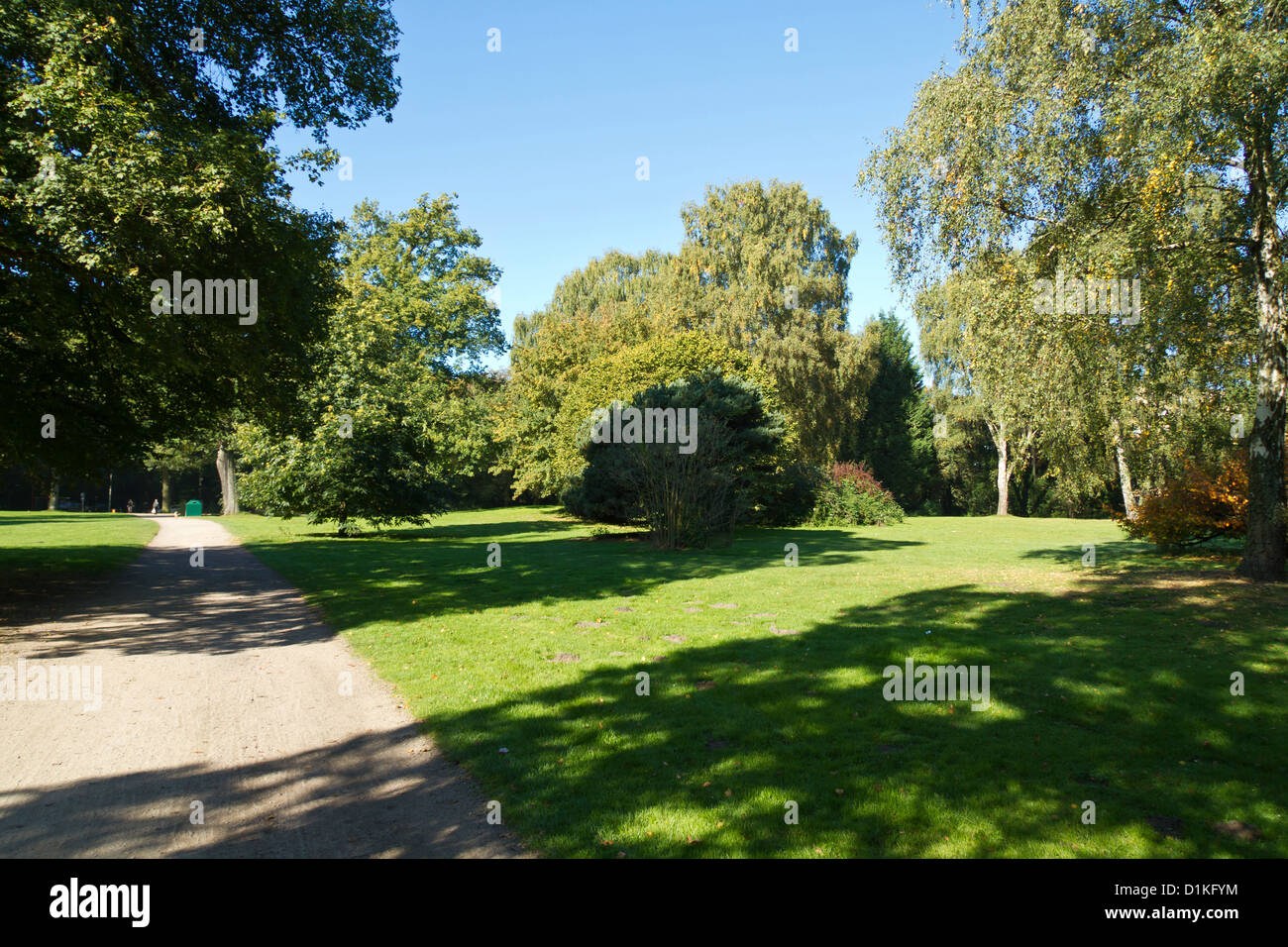 Landscape in the City Park ( Stadtpark) in Hamburg, Germany Stock Photo ...