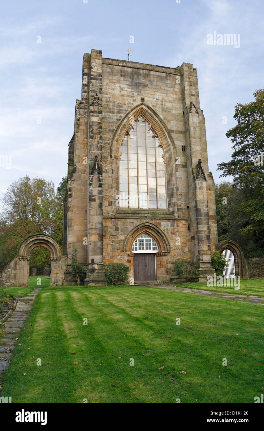 The remains of Beauchief Abbey in Sheffield, Yorkshire, England, Grade II* listed building Stock Photo