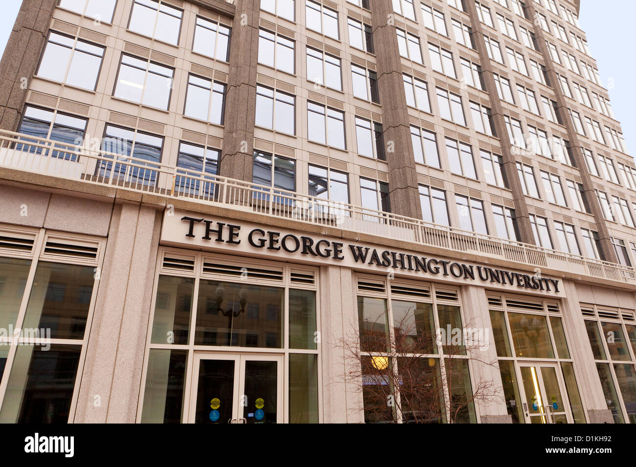 George Washington University building Stock Photo
