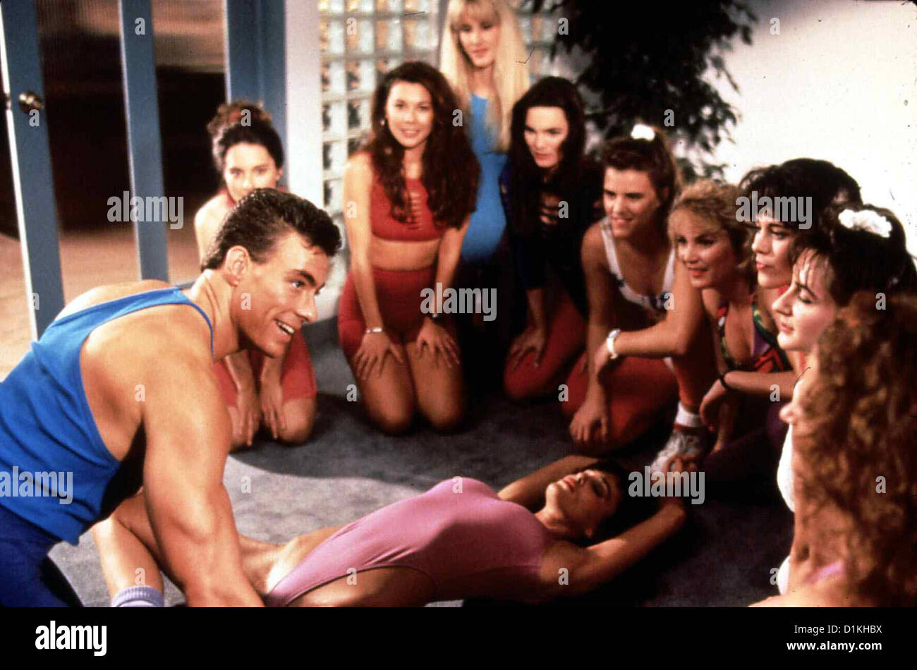 Geballte Ladung  Double Impact  Jean-Claude Van Damme Chad (Jean-Claude Van Damme) gibt in Beverly Hills Karate-Unterricht. Mit Stock Photo