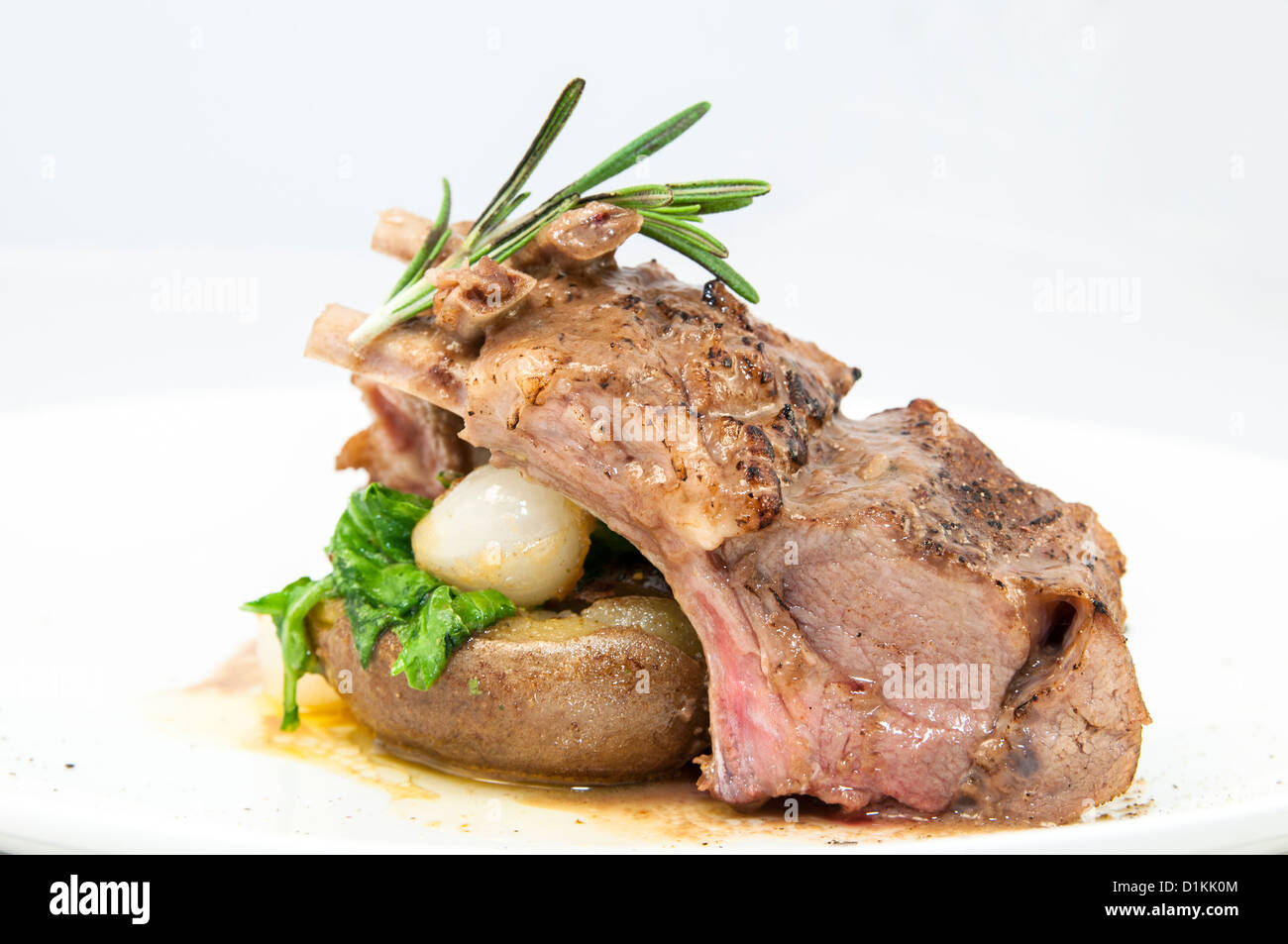 braised ribs calf Stock Photo - Alamy