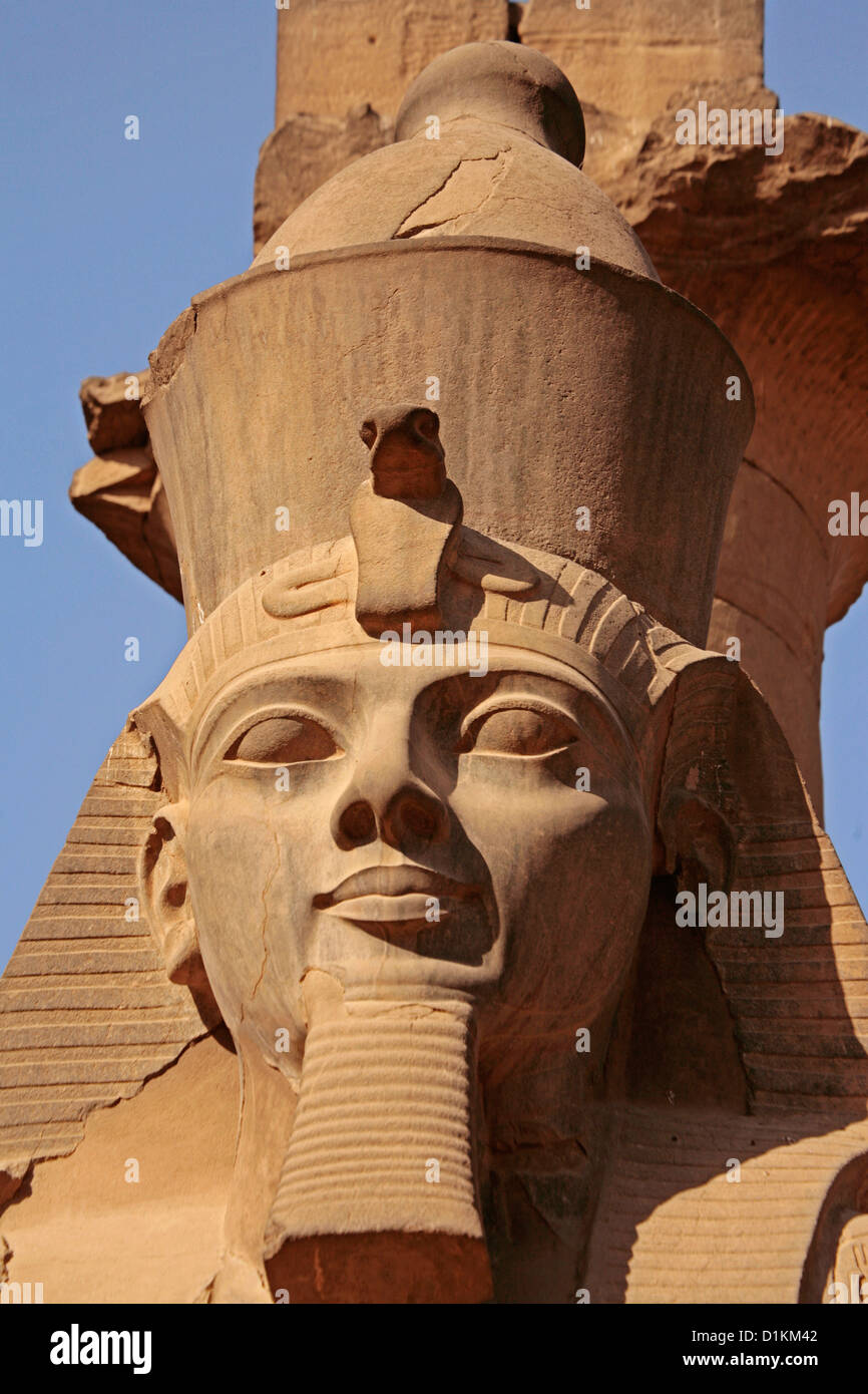 Egypt Luxor Temple Ramses II Stock Photo Alamy