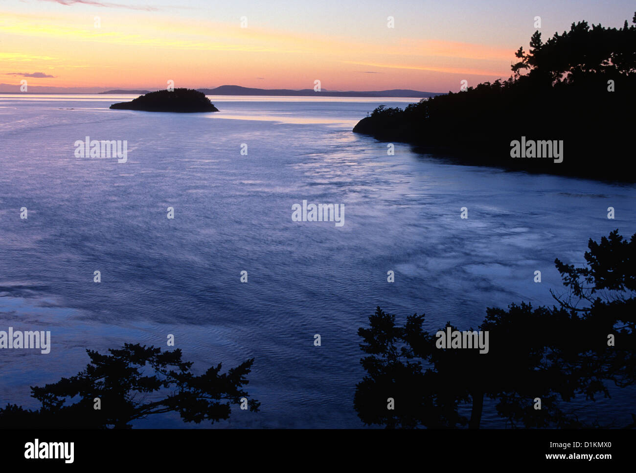 Deception Pass Wa USA Stock Photo - Deception Pass Wa Usa D1KMX0 