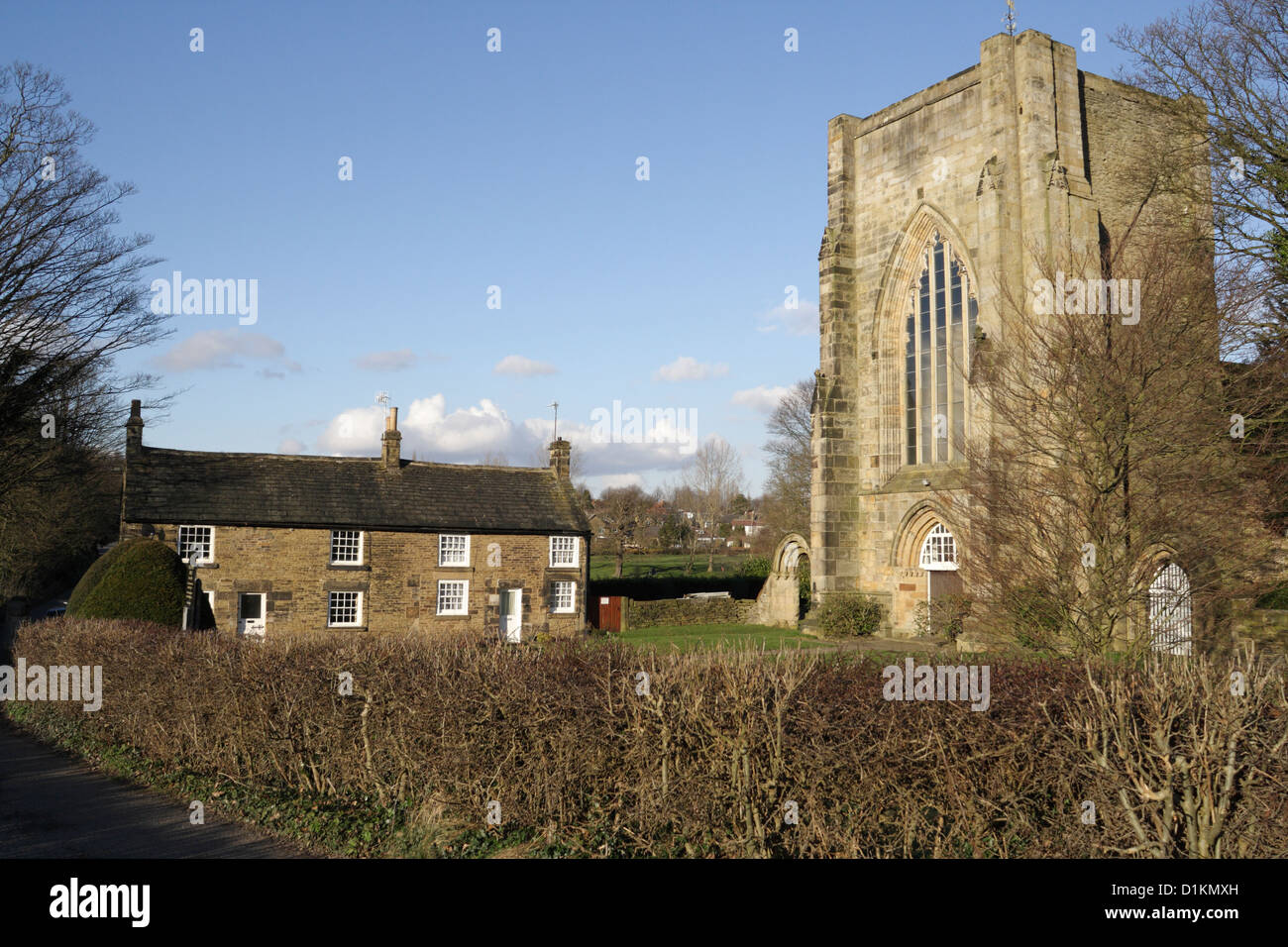 The remains of Beauchief Abbey in Sheffield, Yorkshire, England Stock Photo