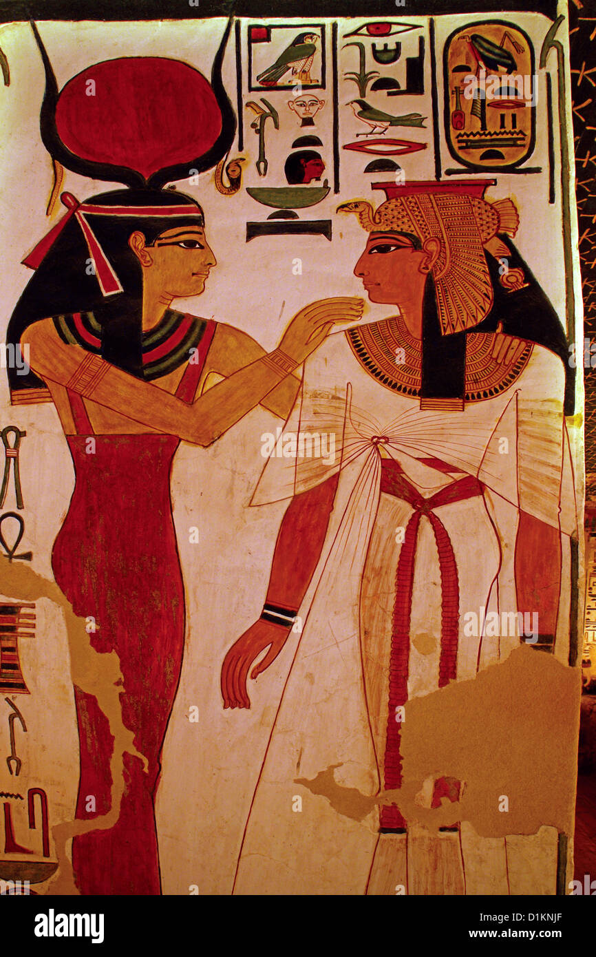 Tomb of nefertari queens valley hi-res stock photography and images - Alamy