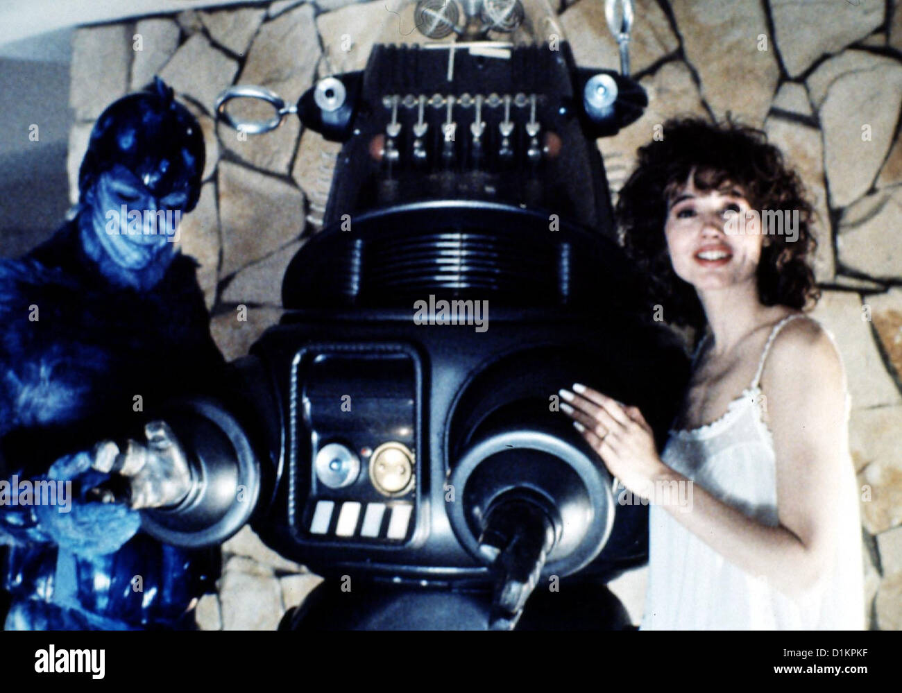Mein Liebhaber Vom Anderen Stern Earth Girls Are Easy Jeff Goldblum, Geena Davis Es scheint jedoch, als sei die fremdartige Stock Photo