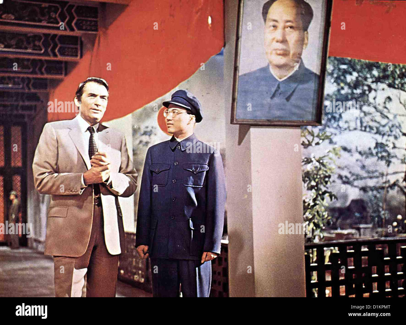 Der Gefährlichste Mann Der Welt  Chairman,  Gregory Peck, Eric Young John Hathaway (Gregory Peck,l) wird nach China geschickt, Stock Photo