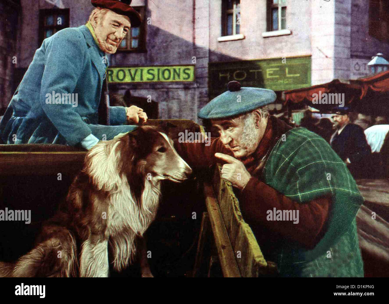 Lassie In Not  Challenge To Lassie  Donald Crisp Edingburgh 1859: Der alte Schaefer 'Jock' Gray (Donald Crisp,r) hat sich des Stock Photo
