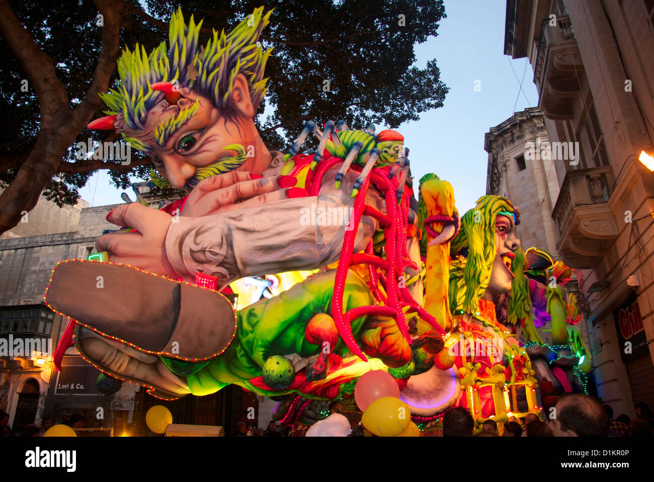 yearly Carnival celebrations take place in Valetta, Malta. (ilKarnival