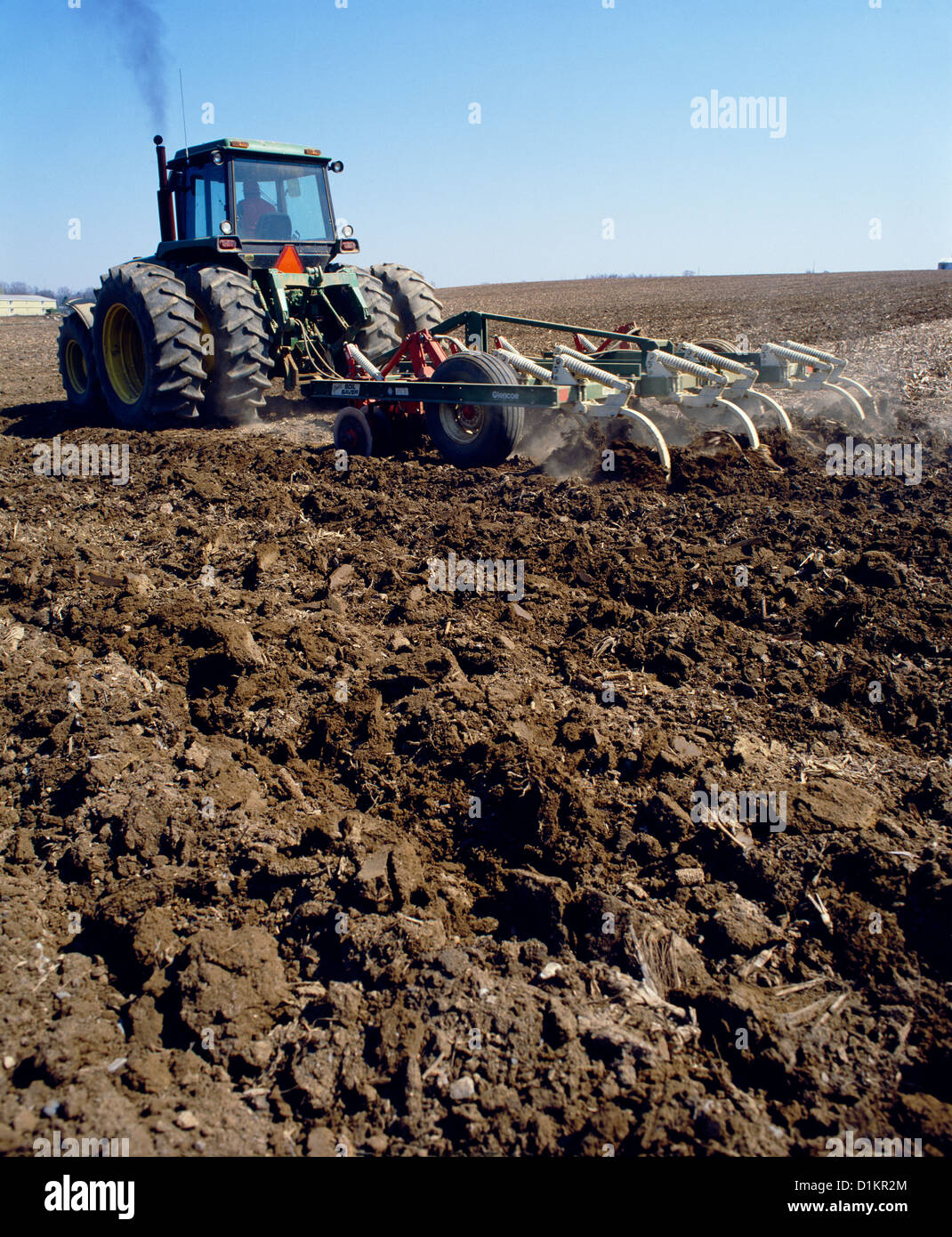 WORKING GROUND FOR CORN USING CHISEL PLOW AND DISK COMBINATION