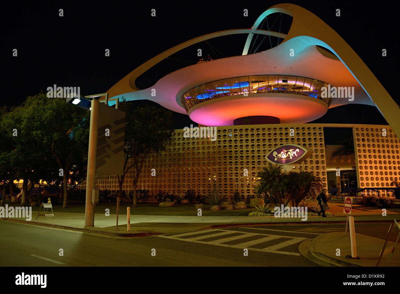 lax airport restaurant the encounter Stock Photo