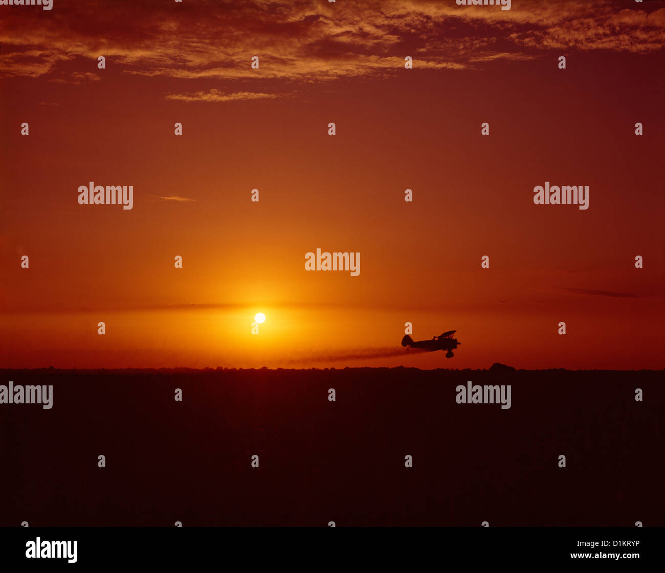 AERIAL SPRAYING OF HERBICIDE Stock Photo Alamy