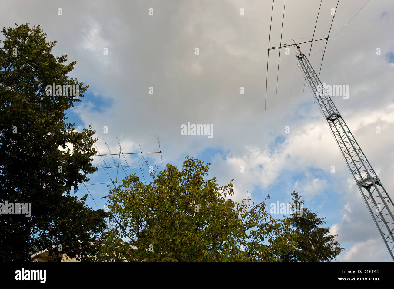 An advanced Amateur Radio station in Poland. Rotary directional