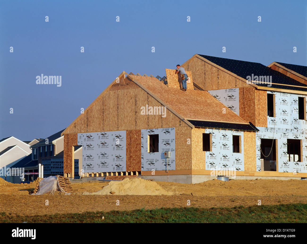 HOUSE CONSTRUCTION LITITZ, PA Stock Photo Alamy