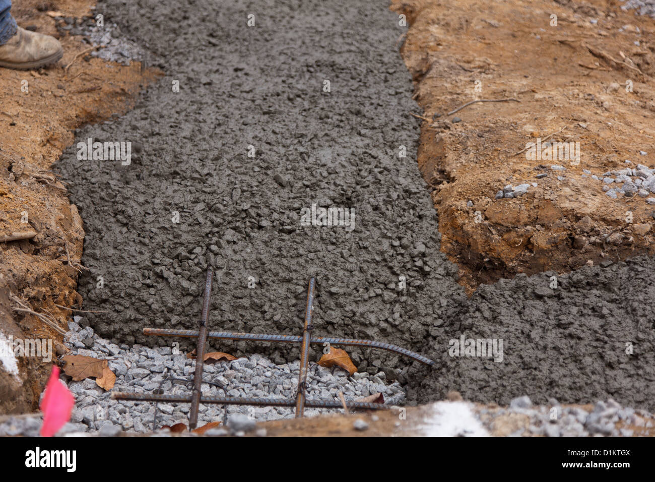 Concrete footings hires stock photography and images Alamy