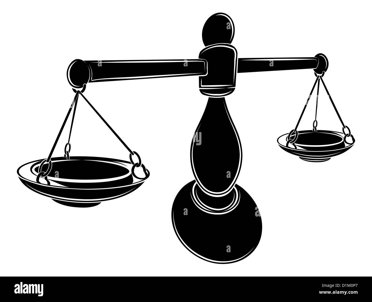 Balance scales Black and White Stock Photos & Images Alamy