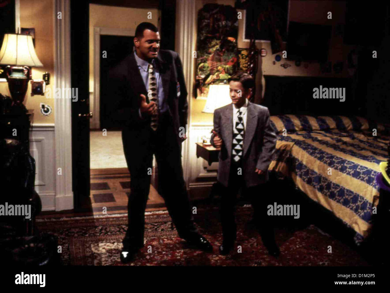 Mr. Praesident Junior   First Kid   Sam Simms (Sinbad), Luke Davenport (Brock Pierce) *** Local Caption *** 1996  Walt Disney Stock Photo
