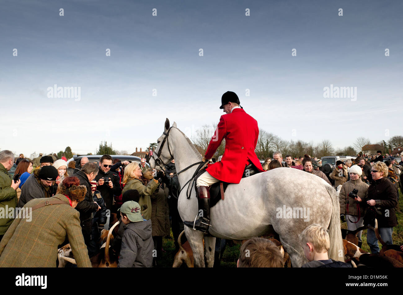 The Essex Hunt at Matching Green Village for the traditional Boxing Day