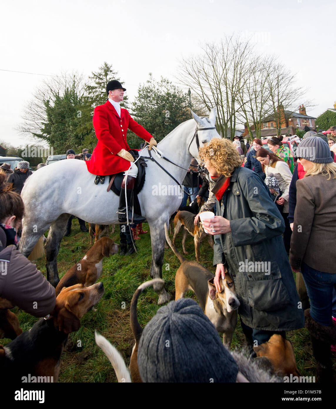 The Essex Hunt at Matching Green Village for the traditional Boxing Day