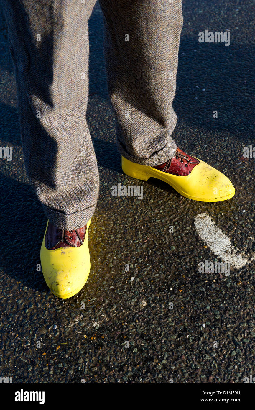 Traditional galoshes Stock Photo