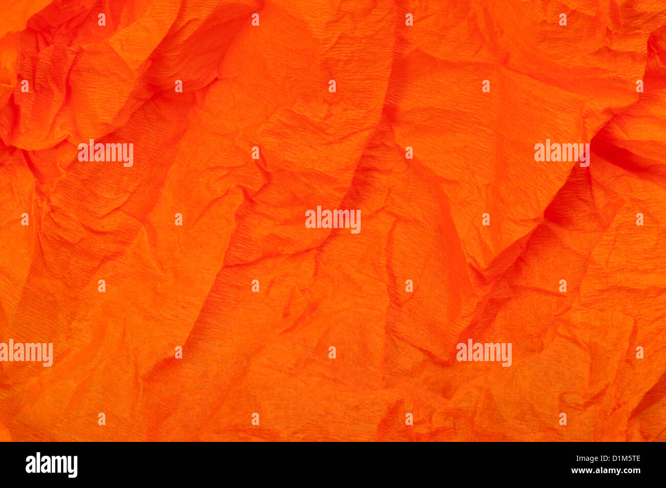 Background of orange old crumpled paper Stock Photo - Alamy
