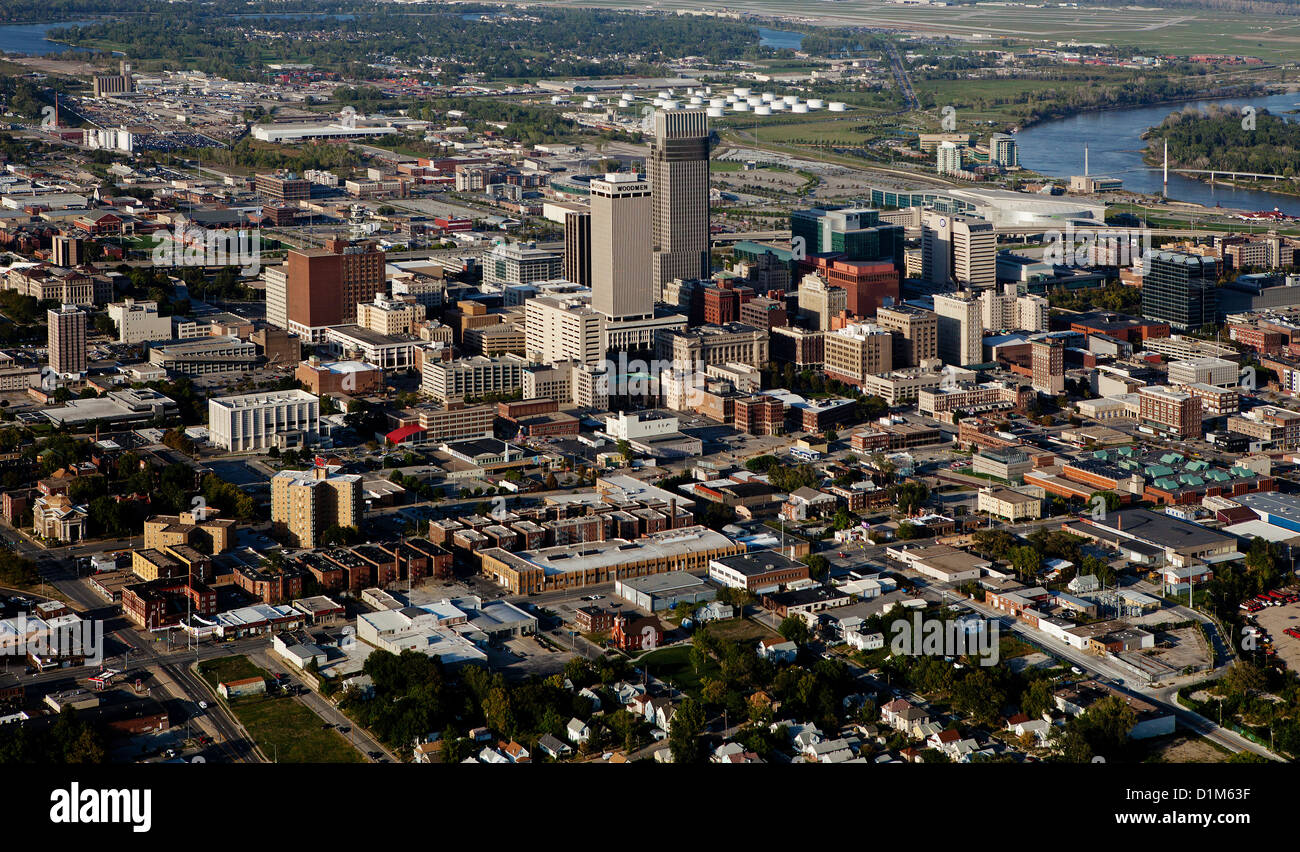 aerial photograph Omaha, Nebraska Stock Photo 52689603 Alamy