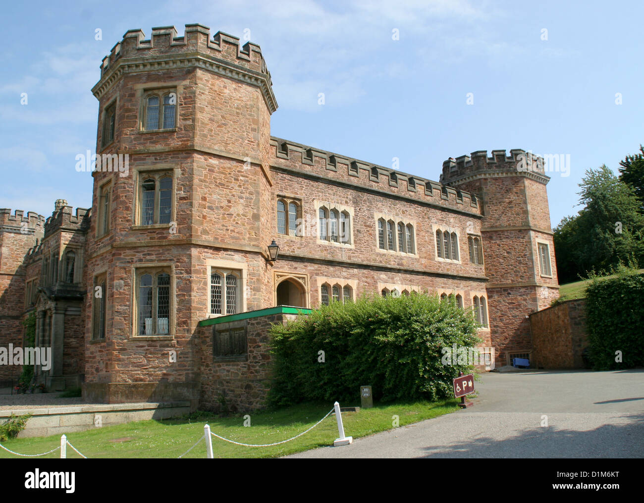 The Castle Mount Edgcumbe Park Cornwall England UK Stock Photo