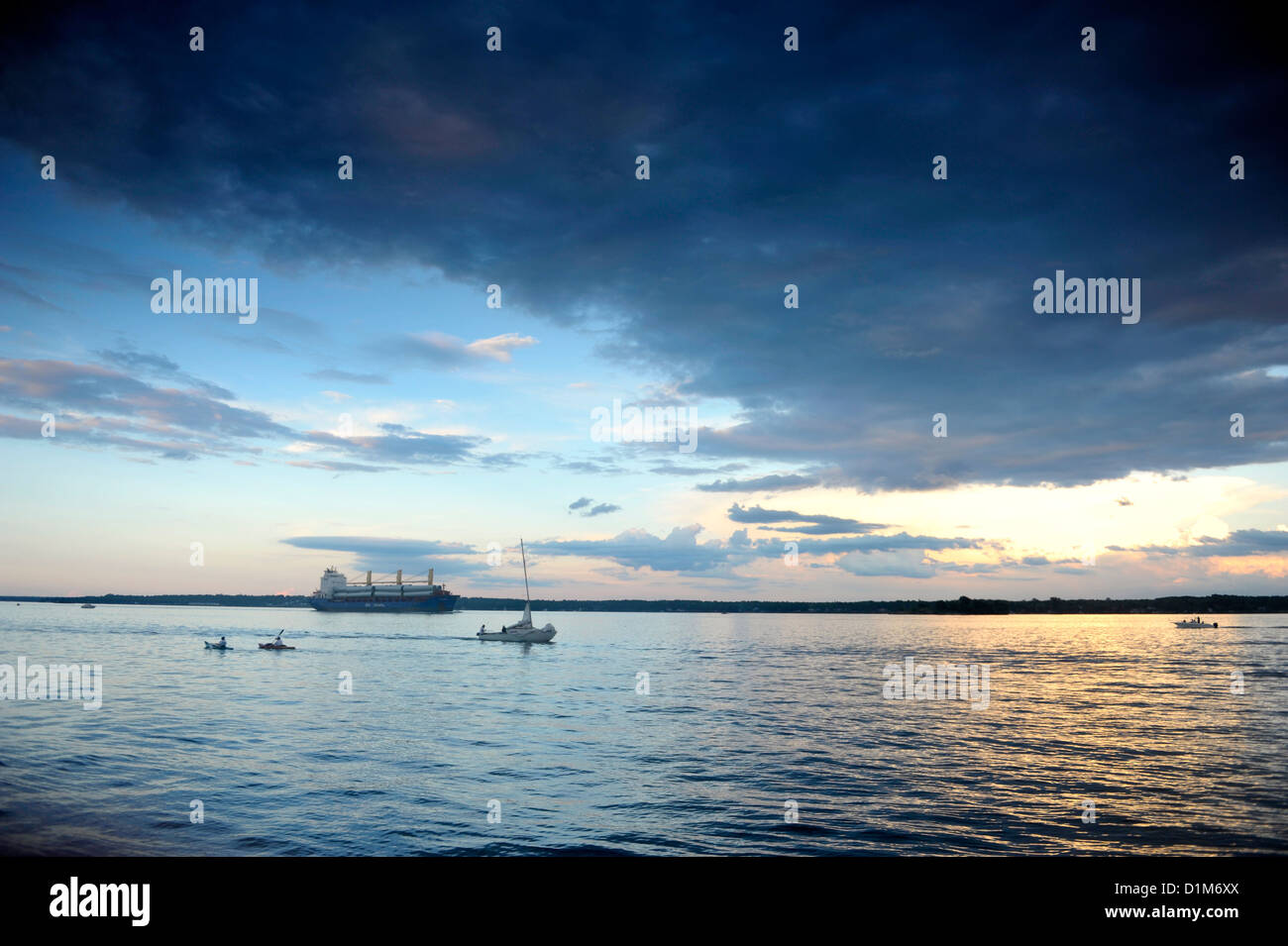 St Laurence River outside of Brockville, Ontario Stock Photo