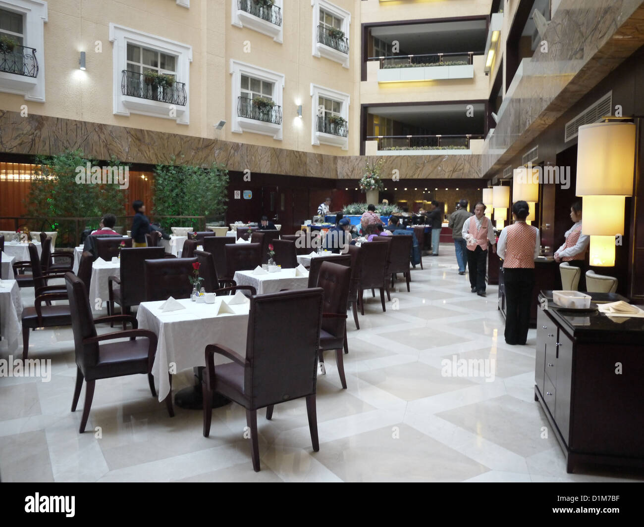 hotel restaurant buffet breakfast Stock Photo - Alamy