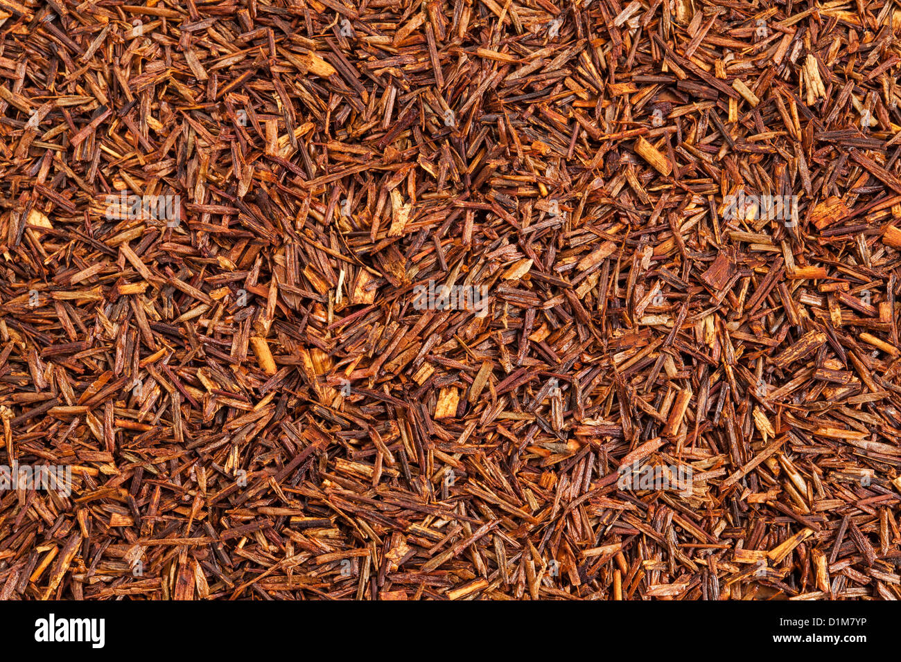 background texture of rooibos tea, made from the South African red bush