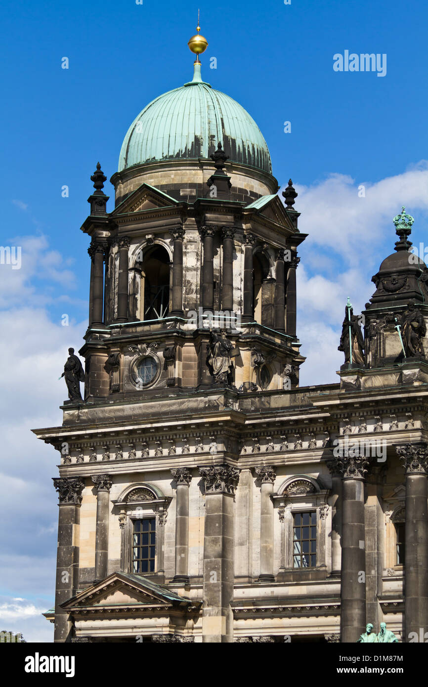 Partial View of the Berlin Cathedral, Germany Stock Photo