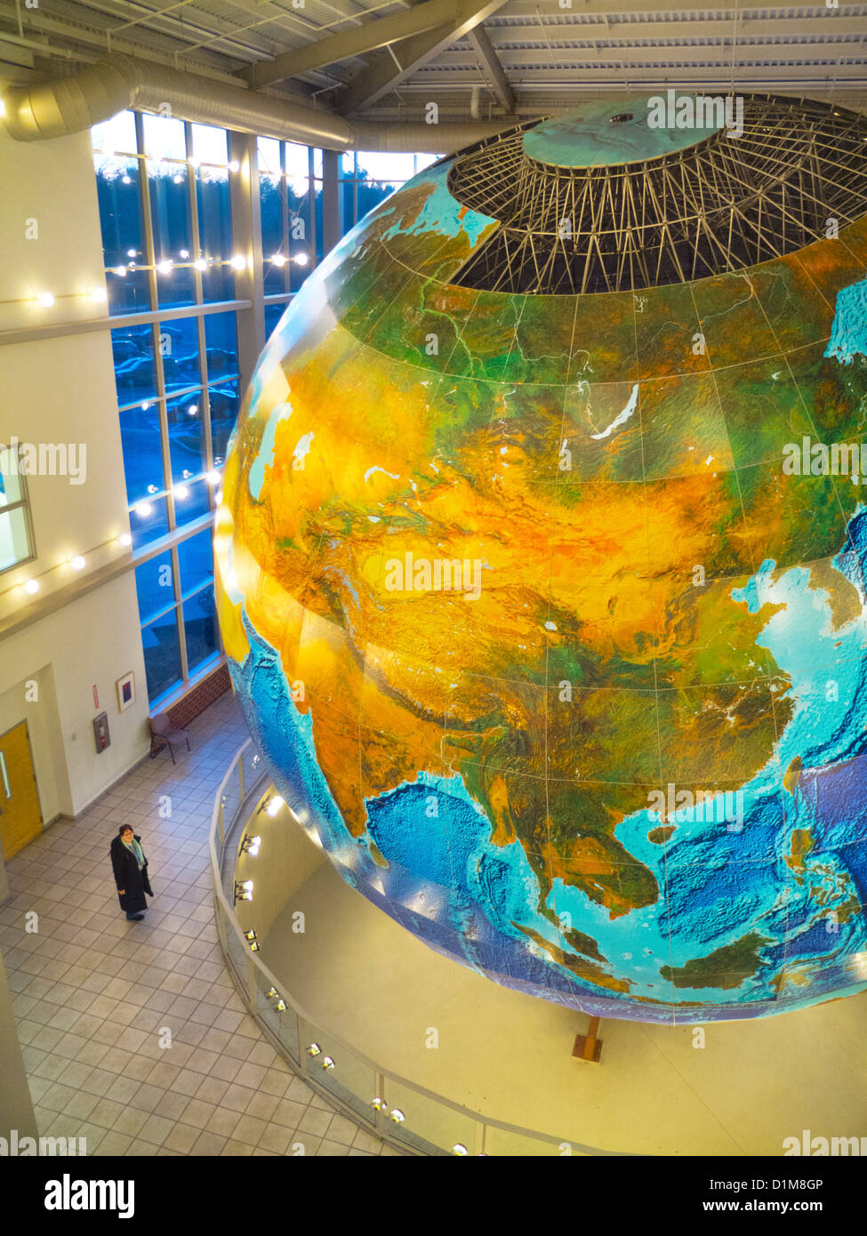 Delorme and the World's Largest Scale Replica of the Earth