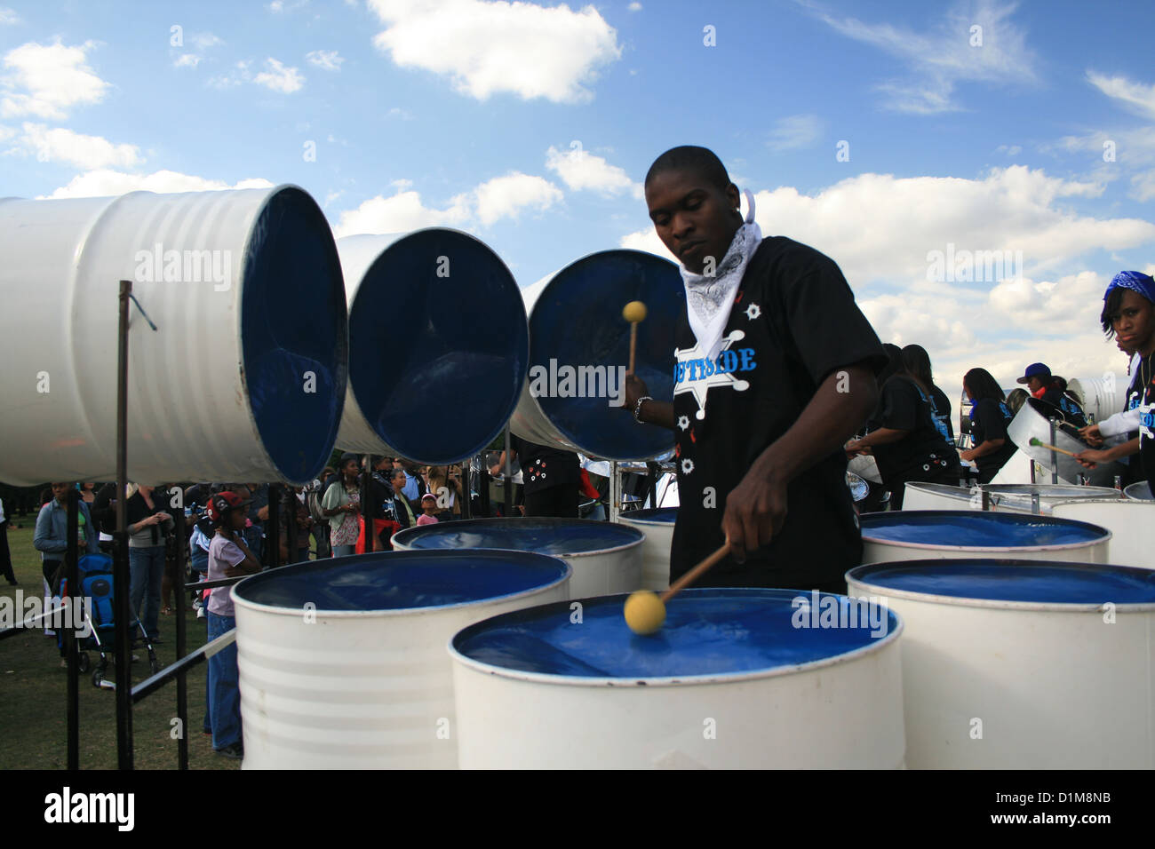 Panorama steel bands competition in London Stock Photo Alamy