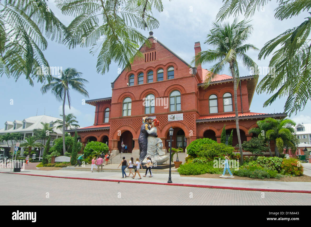 Key West Florida southernmost point of the keys only 90 miles from Cuba Stock Photo