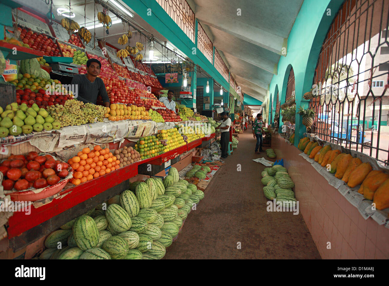 Fruit market, Margao, Goa Stock Photo Alamy