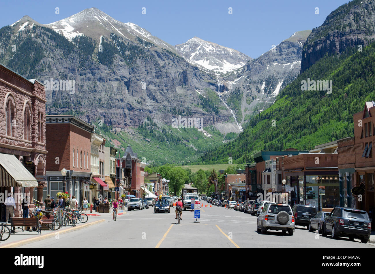 Ouray Colorado also known as "the Switzerland of America" is a former
