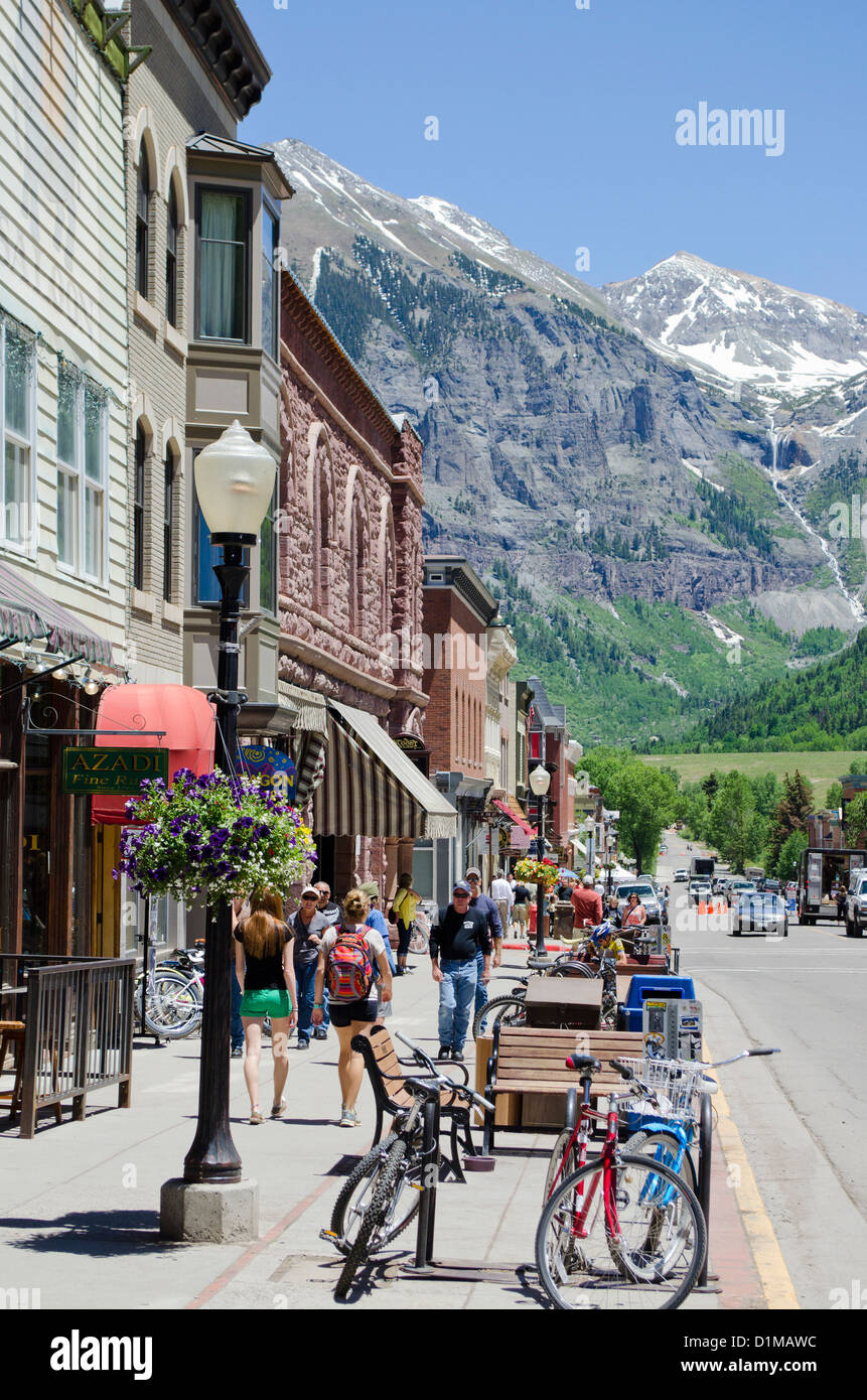 Ouray Colorado also known as "the Switzerland of America" is a former