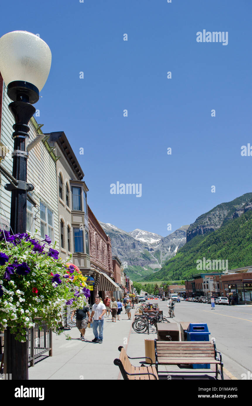 Ouray Colorado also known as "the Switzerland of America" is a former