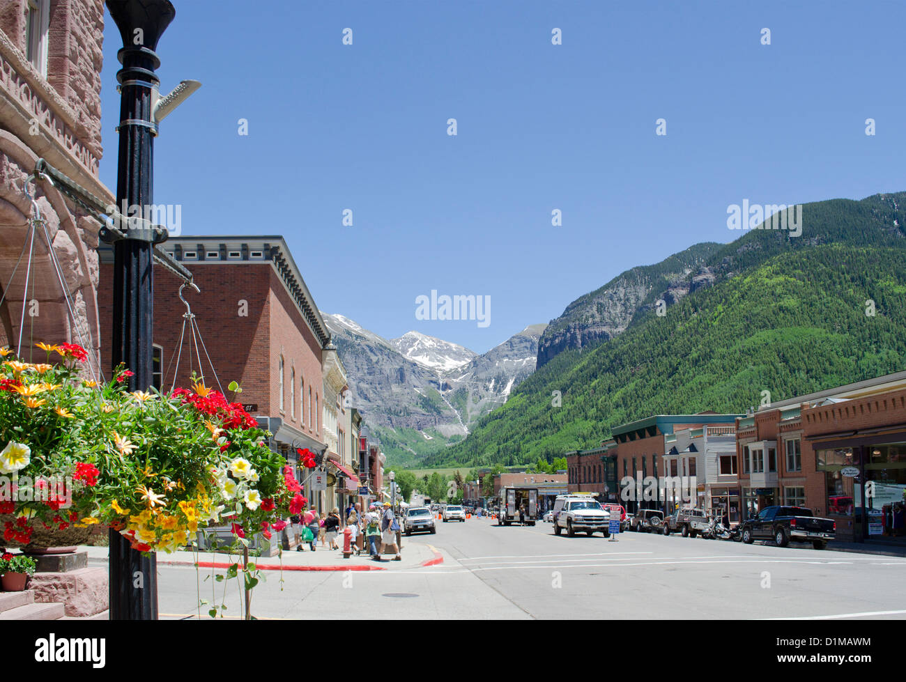 Ouray Colorado also known as "the Switzerland of America" is a former