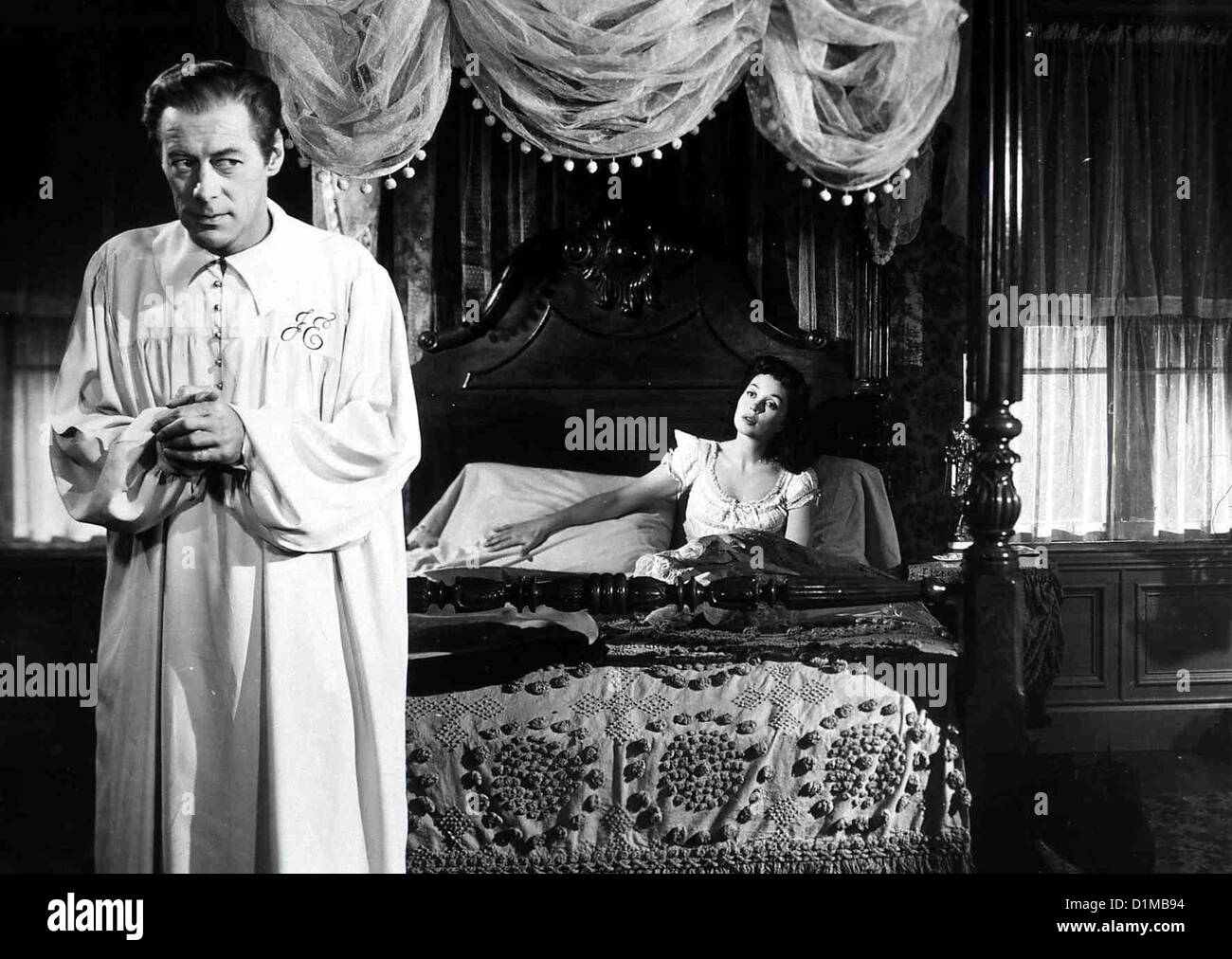 Das Himmelbett   Four Poster, The   Rex Harrison, Lilli Palmer *** Local Caption *** 1952  -- Stock Photo